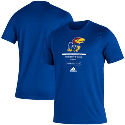 NCAA Kansas Jayhawks Sideline Locker Tag Creator AEROREADY T-Shirt