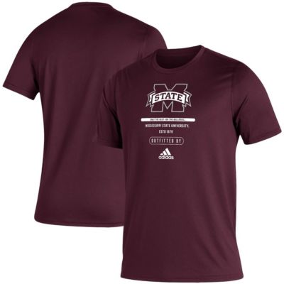NCAA Mississippi State Bulldogs Sideline Locker Tag Creator AEROREADY T-Shirt