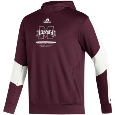 NCAA Mississippi State Bulldogs 2021 Sideline AEROREADY Hoodie