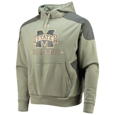 NCAA Mississippi State Bulldogs Military Appreciation Salute To Service AEROREADY Pullover Hoodie