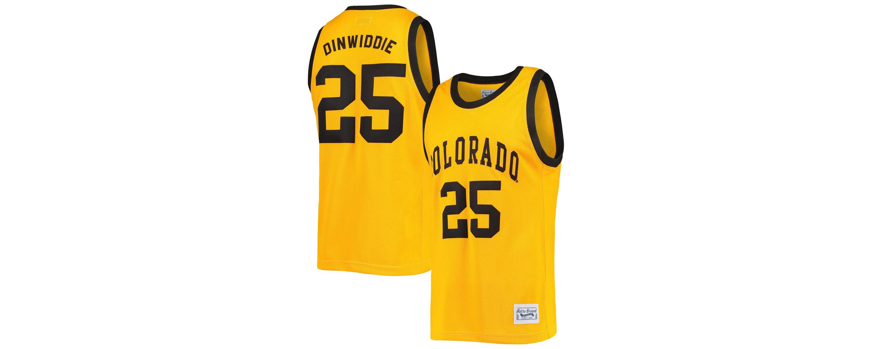 NCAA Spencer Dinwiddie Colorado Buffaloes Commemorative Classic Basketball Jersey