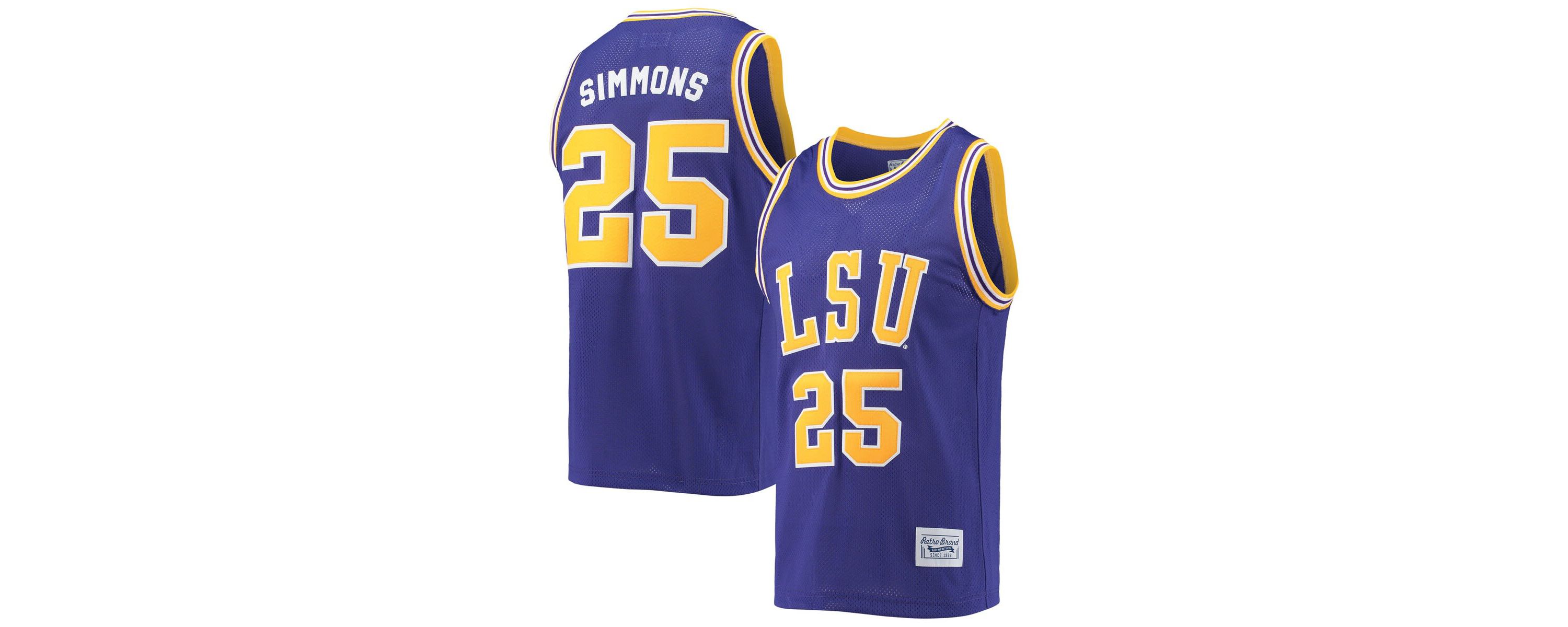 NCAA Ben Simmons LSU Tigers Commemorative Classic Basketball Jersey