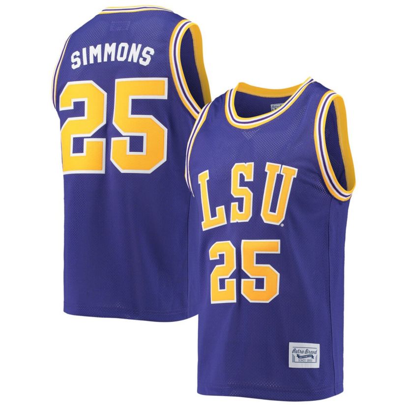 NCAA Ben Simmons LSU Tigers Commemorative Classic Basketball Jersey