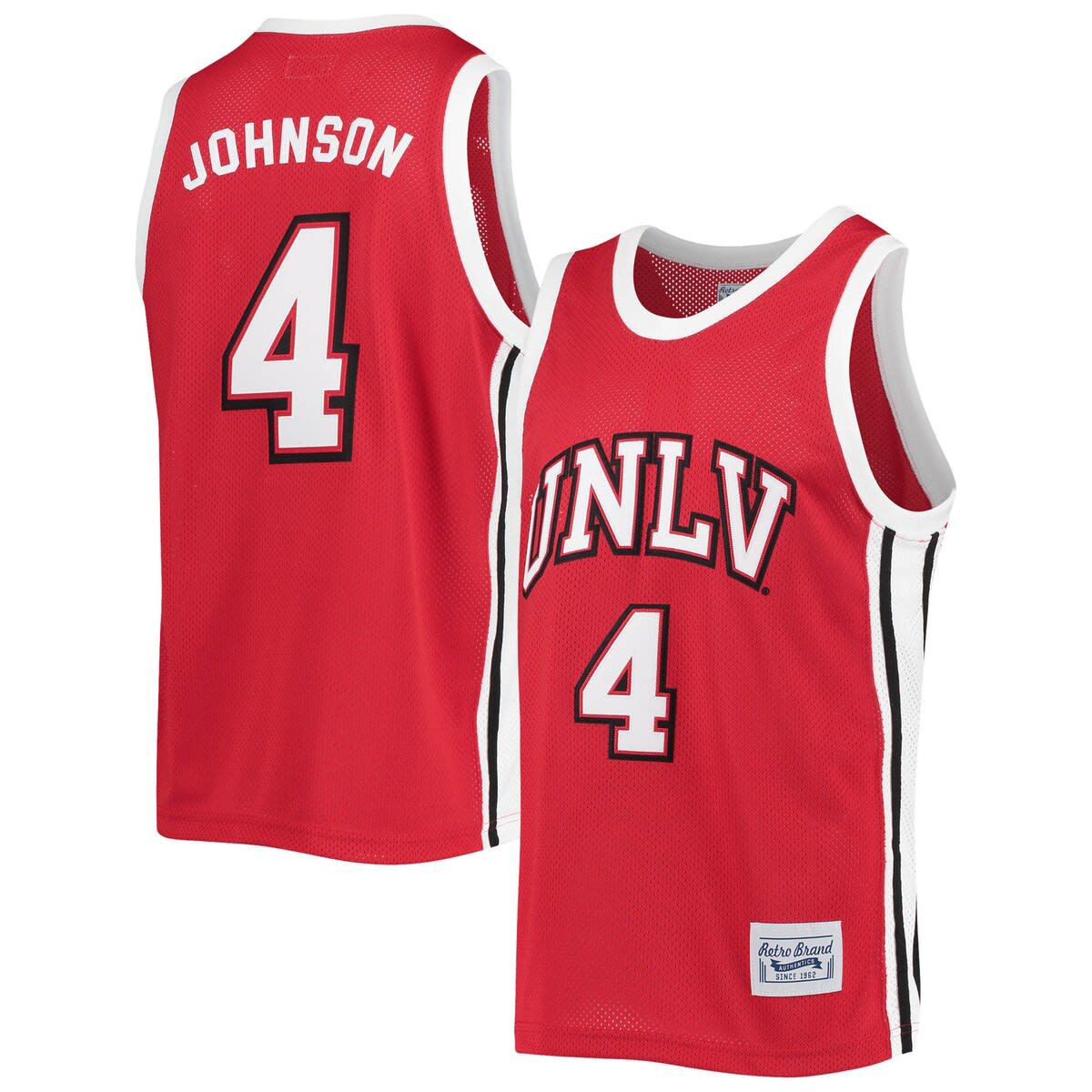NCAA Larry Johnson UNLV Rebels Commemorative Classic Basketball Jersey