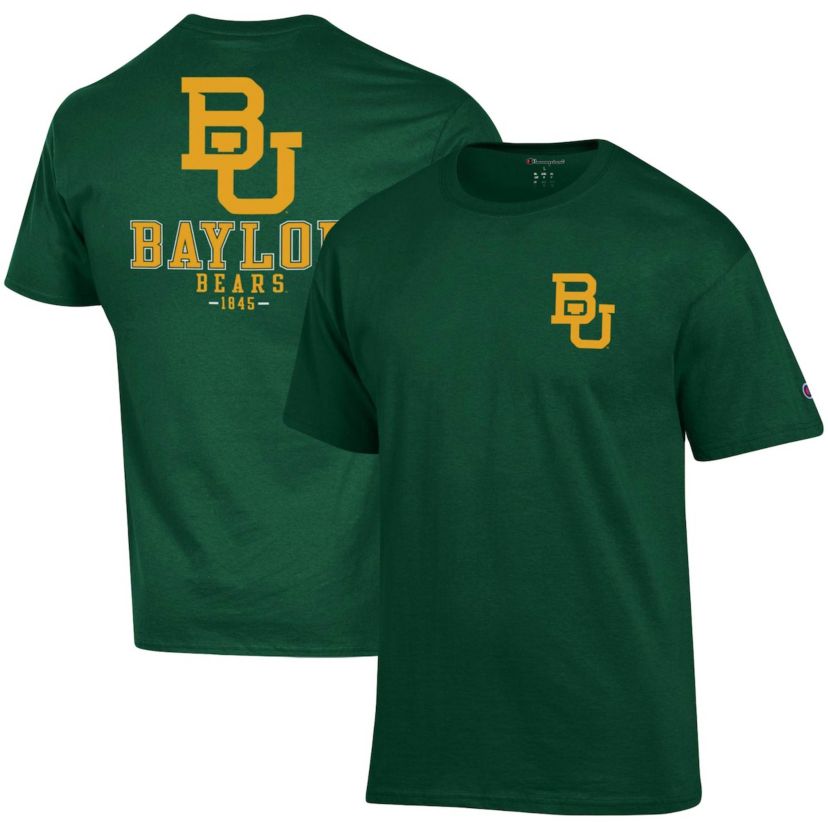 NCAA Baylor Bears Stack 2-Hit T-Shirt