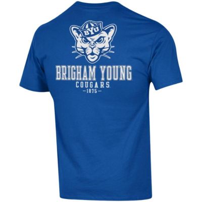 NCAA BYU Cougars Stack 2-Hit T-Shirt