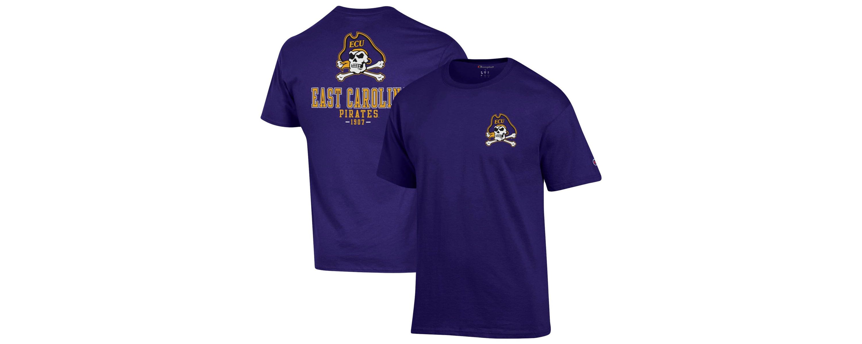 East Carolina Pirates NCAA ECU Pirates Stack 2-Hit T-Shirt