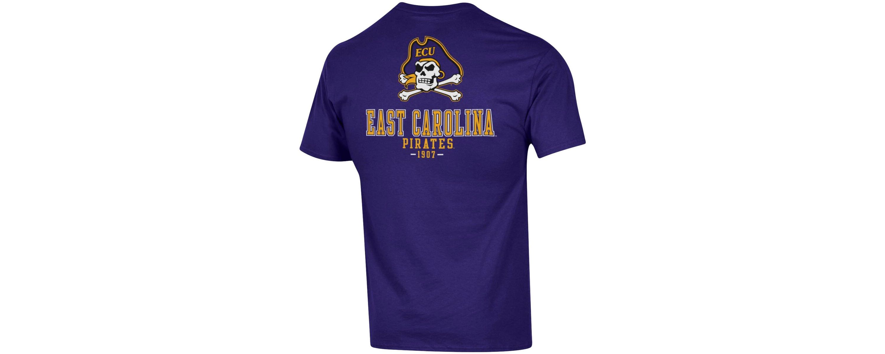East Carolina Pirates NCAA ECU Pirates Stack 2-Hit T-Shirt