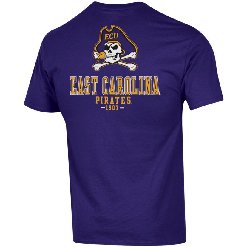 East Carolina Pirates NCAA ECU Pirates Stack 2-Hit T-Shirt