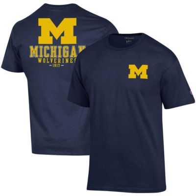 NCAA Michigan Wolverines Stack 2-Hit T-Shirt