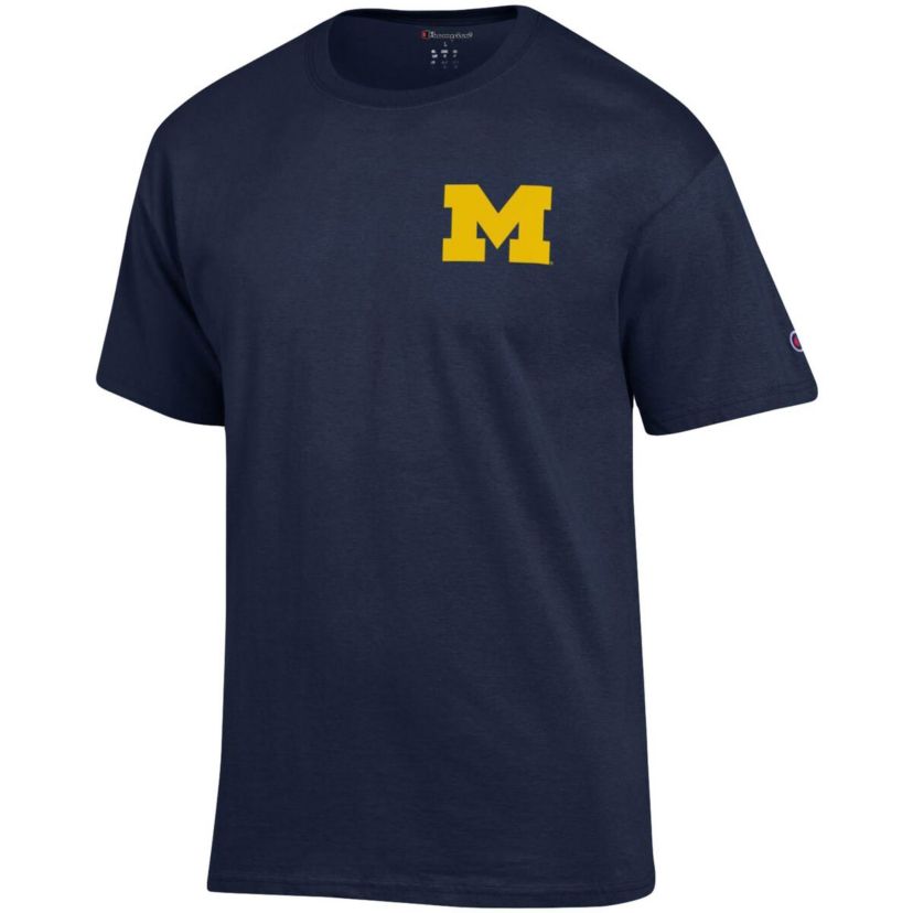 NCAA Michigan Wolverines Stack 2-Hit T-Shirt