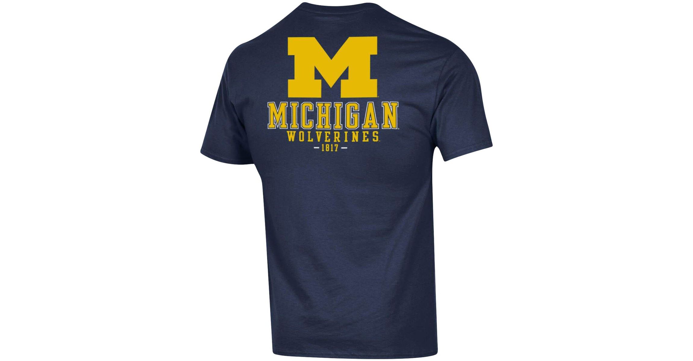 NCAA Michigan Wolverines Stack 2-Hit T-Shirt