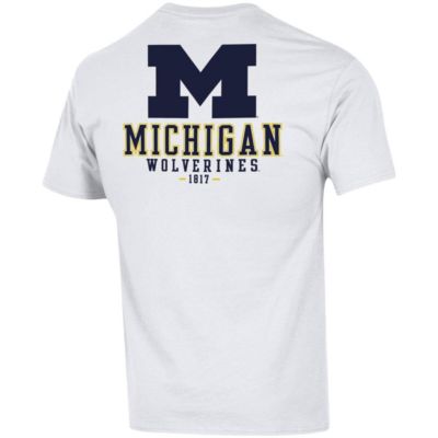 NCAA Michigan Wolverines Stack 2-Hit T-Shirt