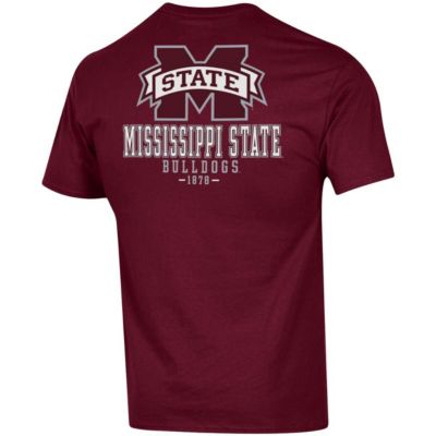 NCAA Mississippi State Bulldogs Stack 2-Hit T-Shirt