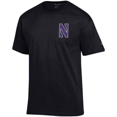 NCAA Northwestern Wildcats Stack 2-Hit T-Shirt