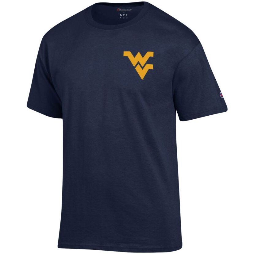 NCAA West Virginia Mountaineers Stack 2-Hit T-Shirt