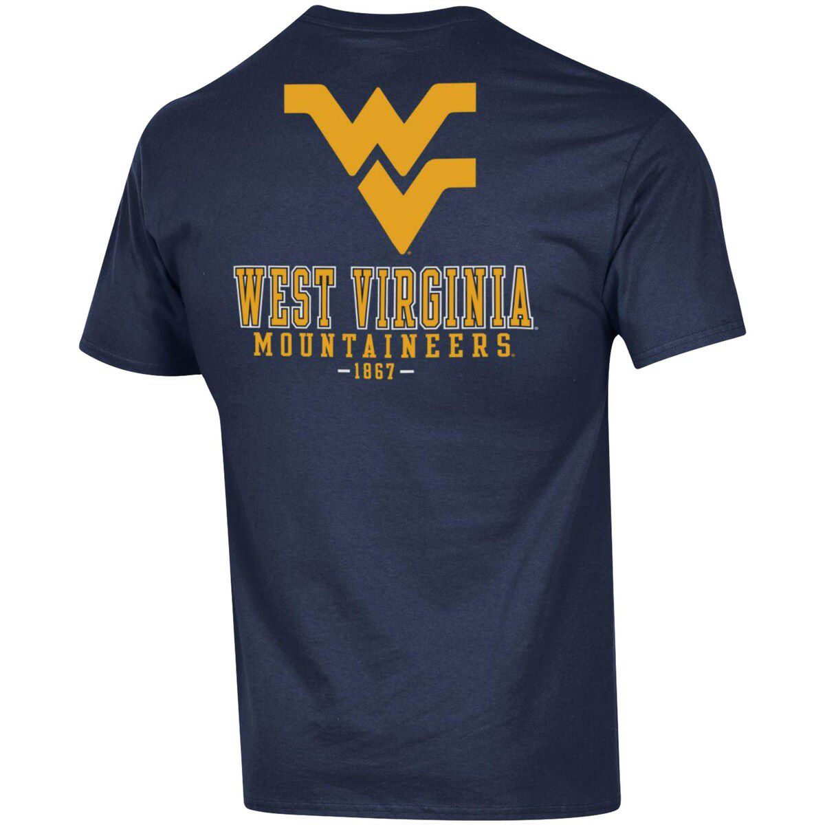 NCAA West Virginia Mountaineers Stack 2-Hit T-Shirt