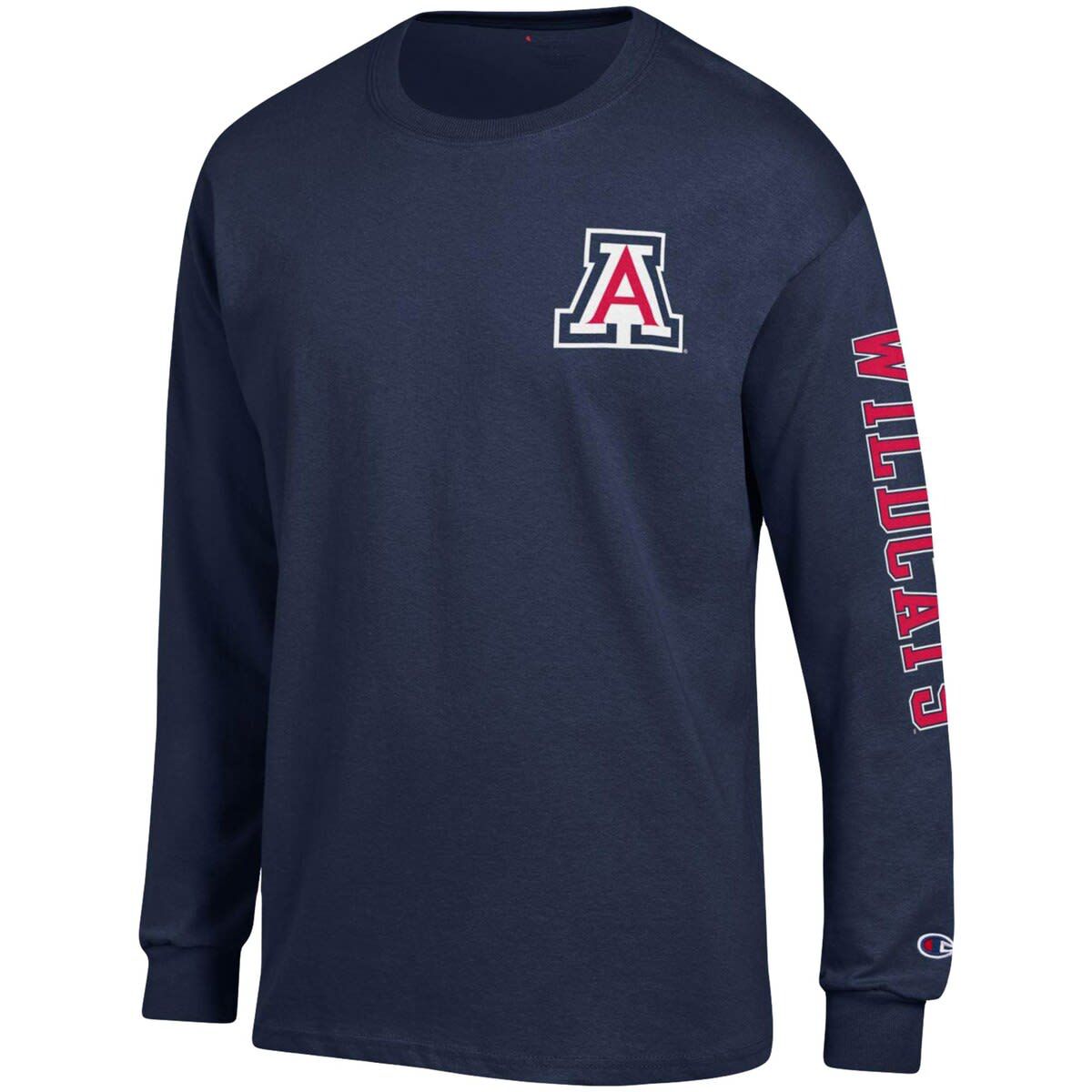 NCAA Arizona Wildcats Team Stack Long Sleeve T-Shirt