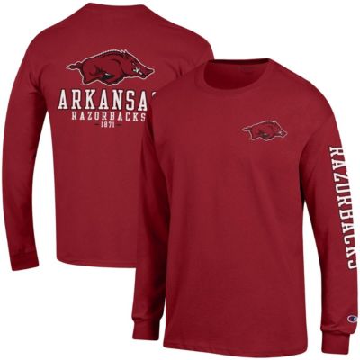 NCAA Arkansas Razorbacks Team Stack Long Sleeve T-Shirt