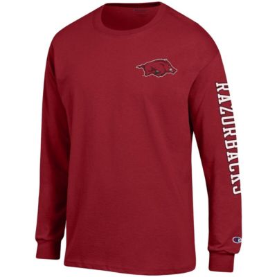 NCAA Arkansas Razorbacks Team Stack Long Sleeve T-Shirt