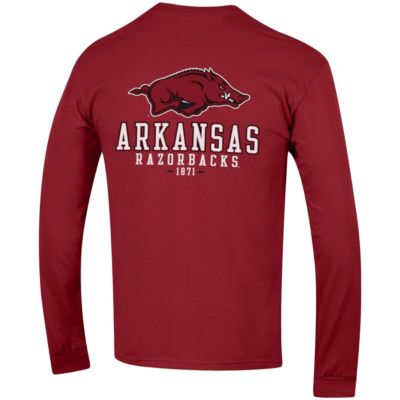 NCAA Arkansas Razorbacks Team Stack Long Sleeve T-Shirt