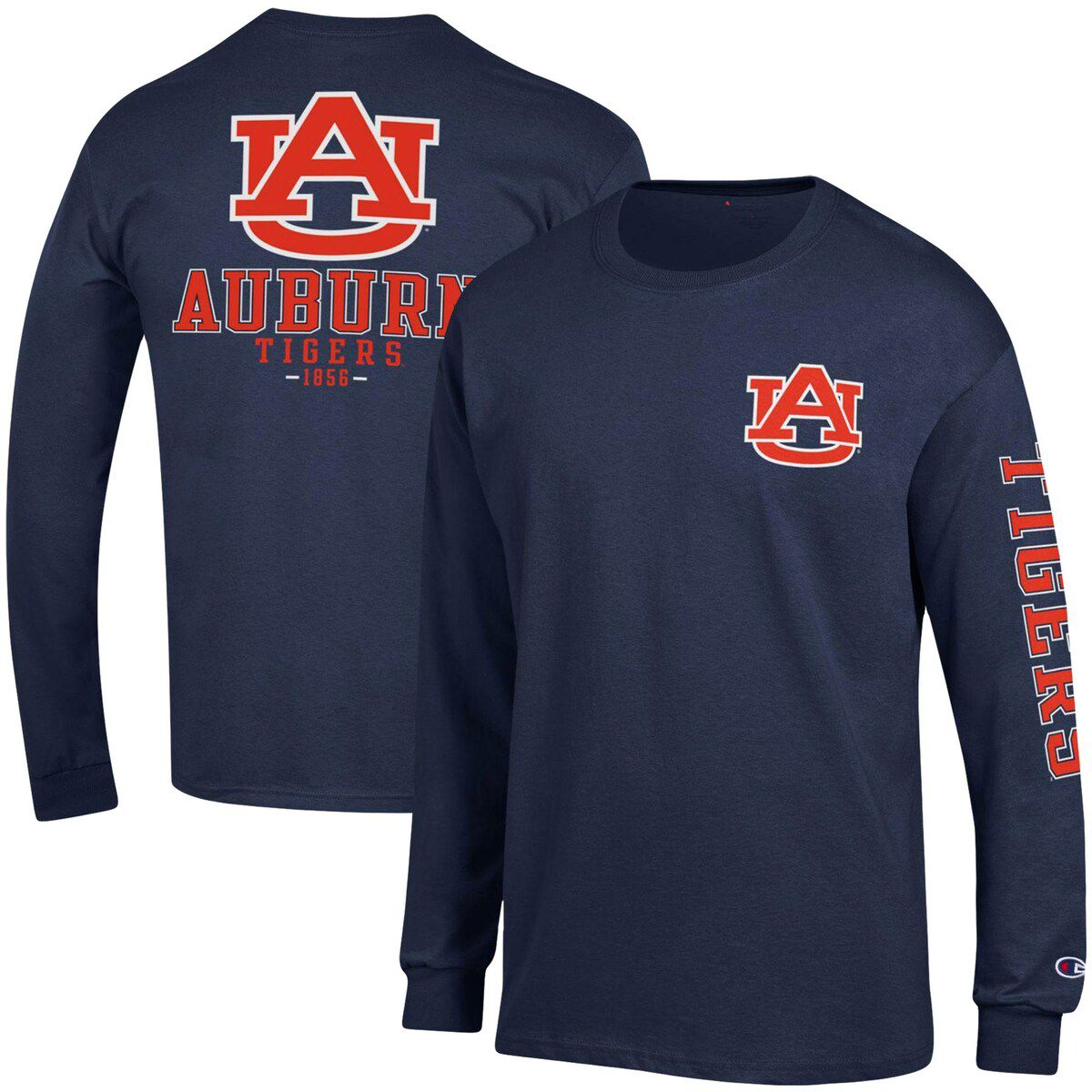 NCAA Auburn Tigers Team Stack Long Sleeve T-Shirt
