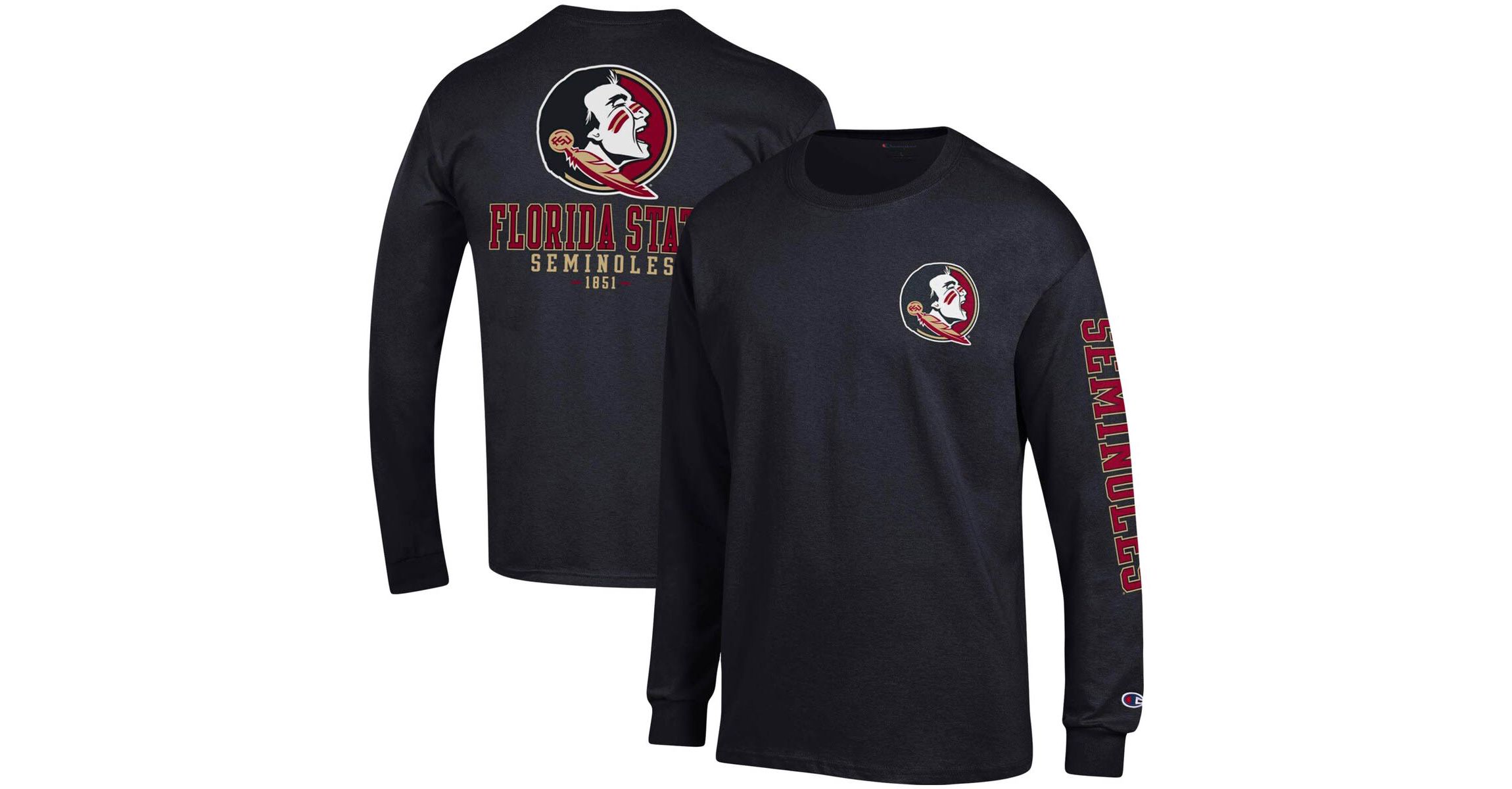NCAA Florida State Seminoles Team Stack Long Sleeve T-Shirt