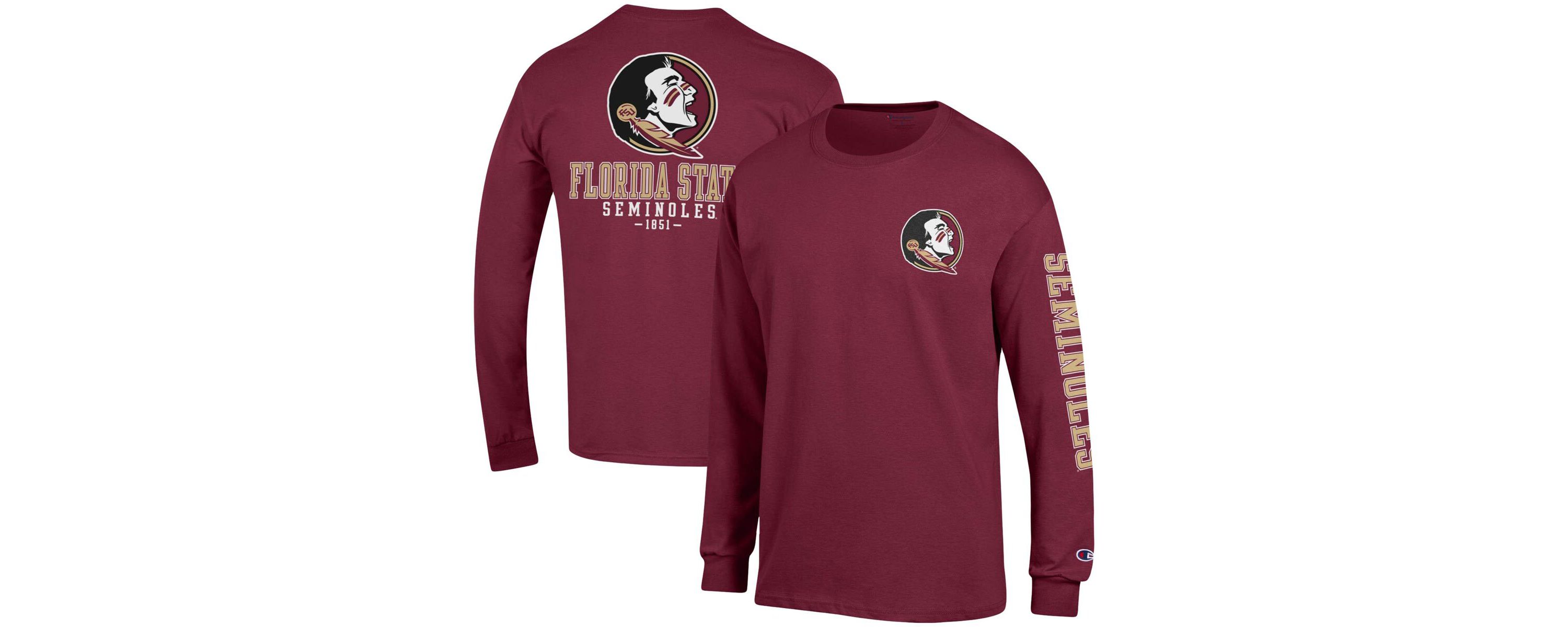 NCAA Florida State Seminoles Team Stack Long Sleeve T-Shirt