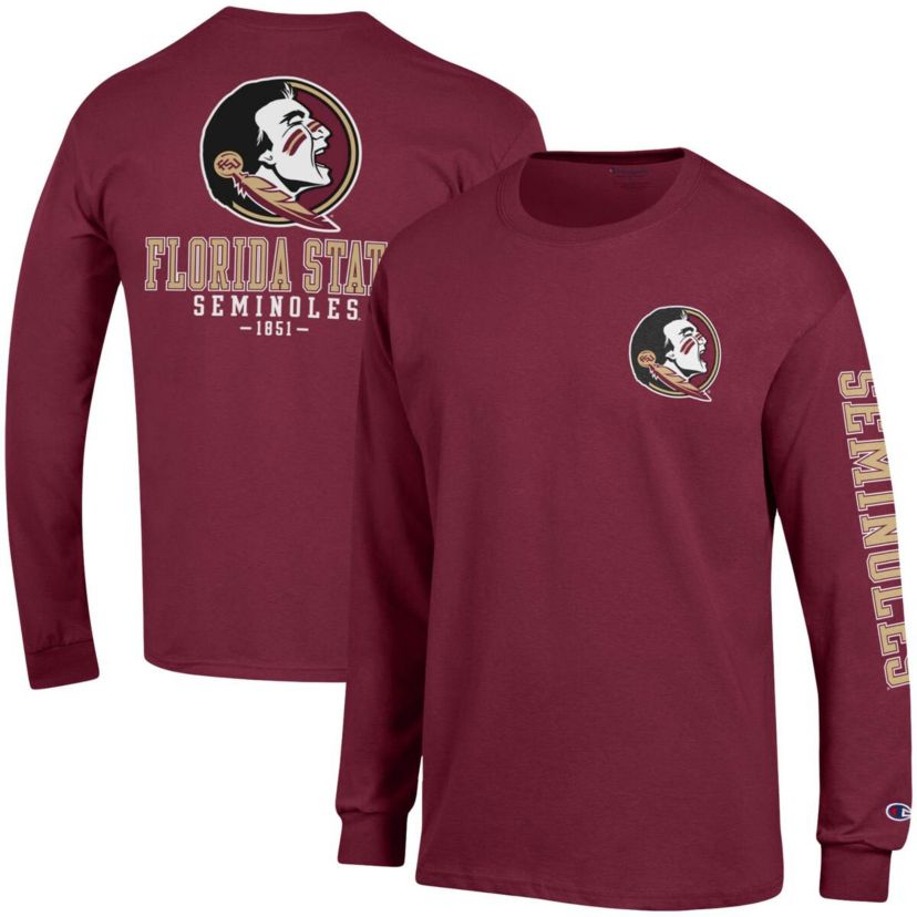 NCAA Florida State Seminoles Team Stack Long Sleeve T-Shirt