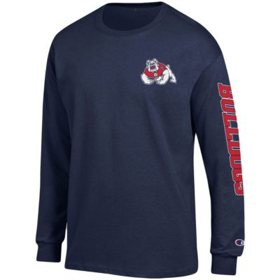 NCAA Fresno State Bulldogs Team Stack Long Sleeve T-Shirt