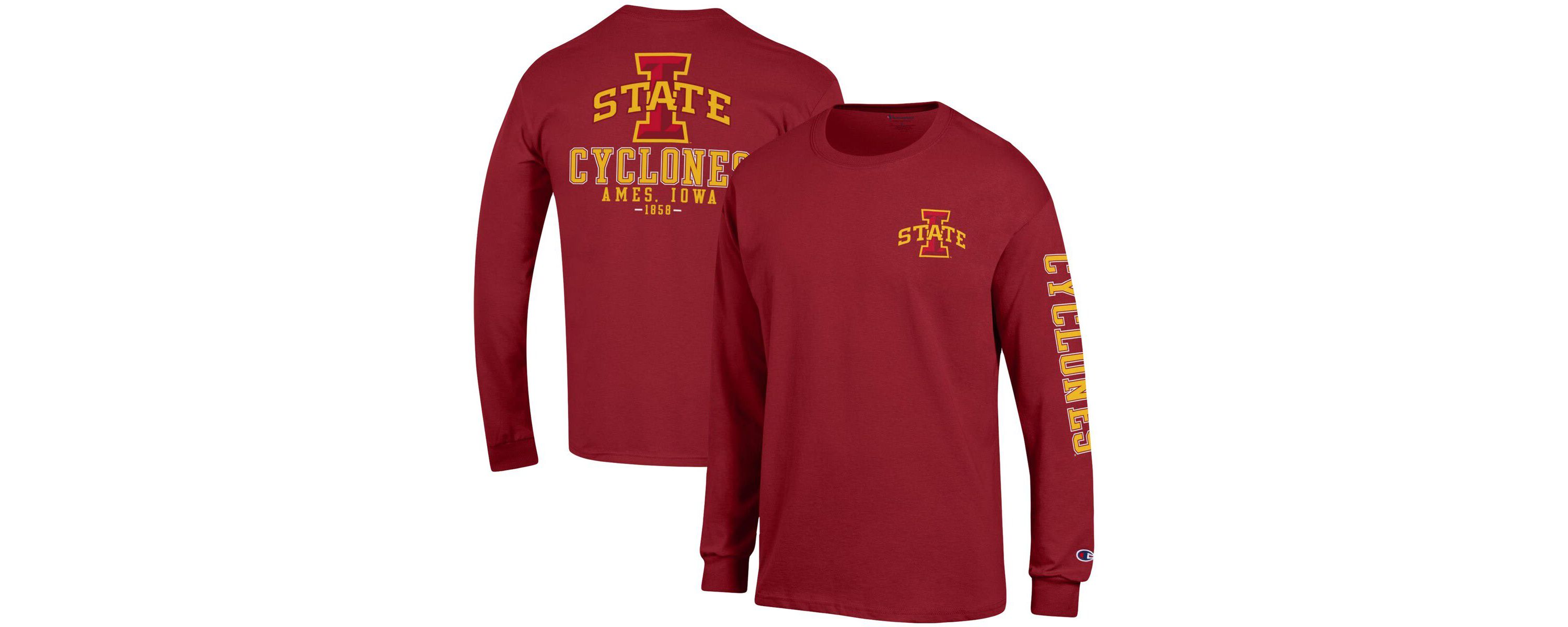 NCAA Iowa State Cyclones Team Stack Long Sleeve T-Shirt