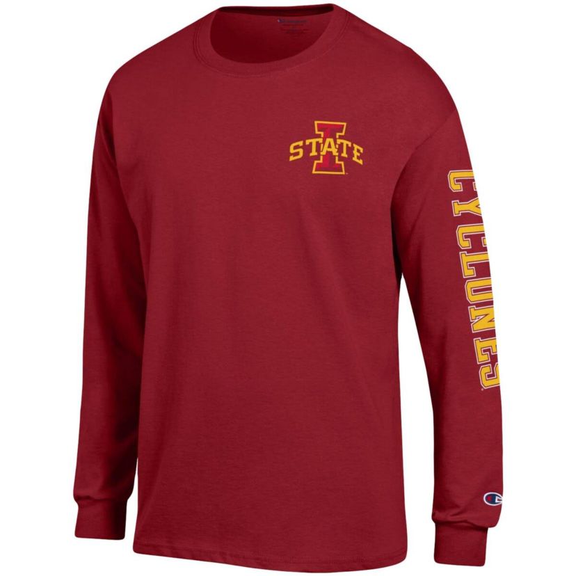 NCAA Iowa State Cyclones Team Stack Long Sleeve T-Shirt