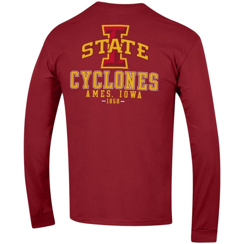 NCAA Iowa State Cyclones Team Stack Long Sleeve T-Shirt
