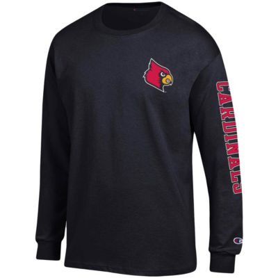 NCAA Louisville Cardinals Team Stack Long Sleeve T-Shirt