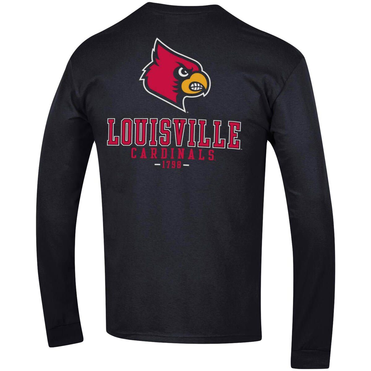 NCAA Louisville Cardinals Team Stack Long Sleeve T-Shirt