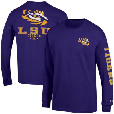 NCAA LSU Tigers Team Stack Long Sleeve T-Shirt