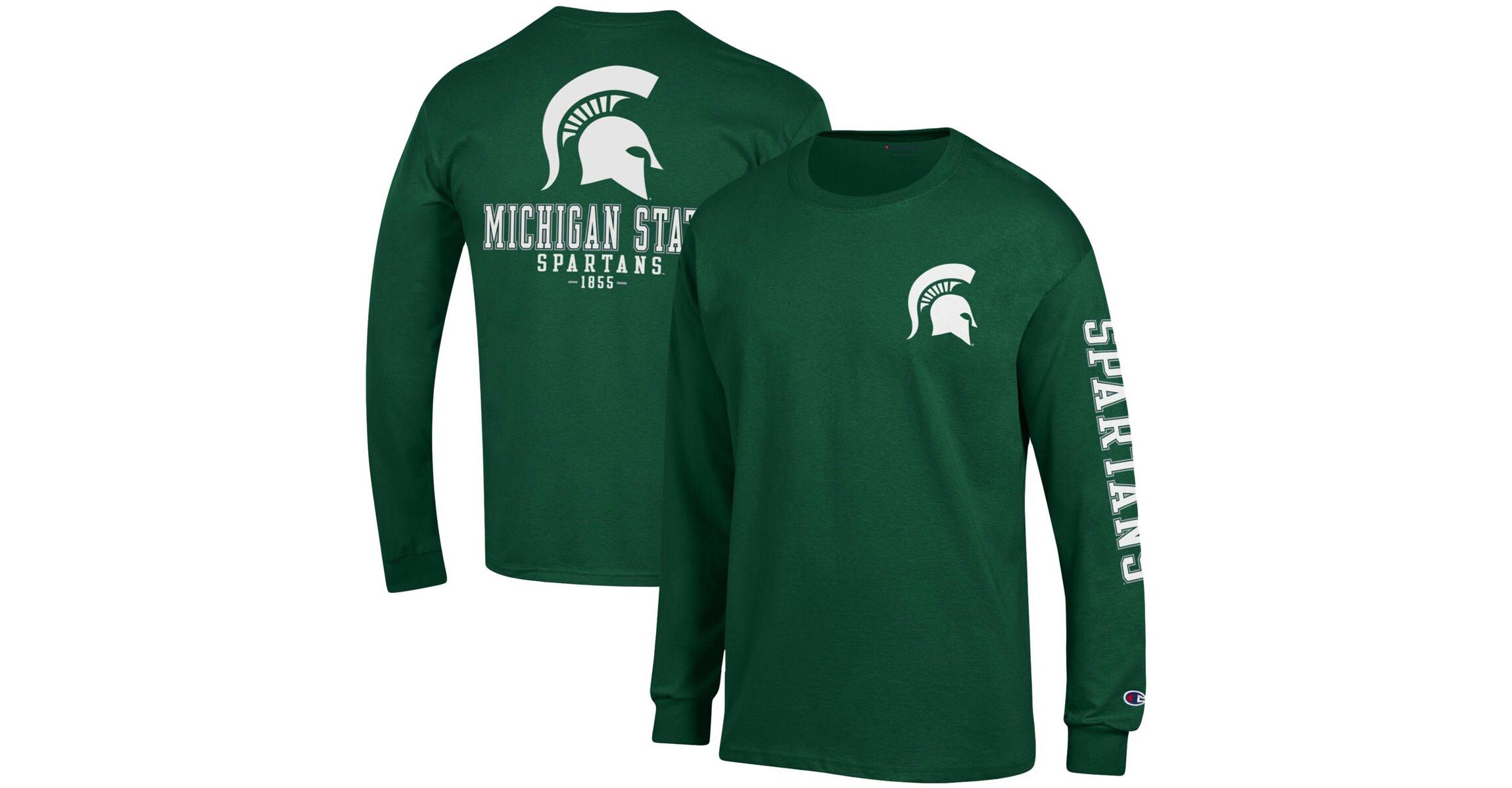 NCAA Michigan State Spartans Team Stack Long Sleeve T-Shirt