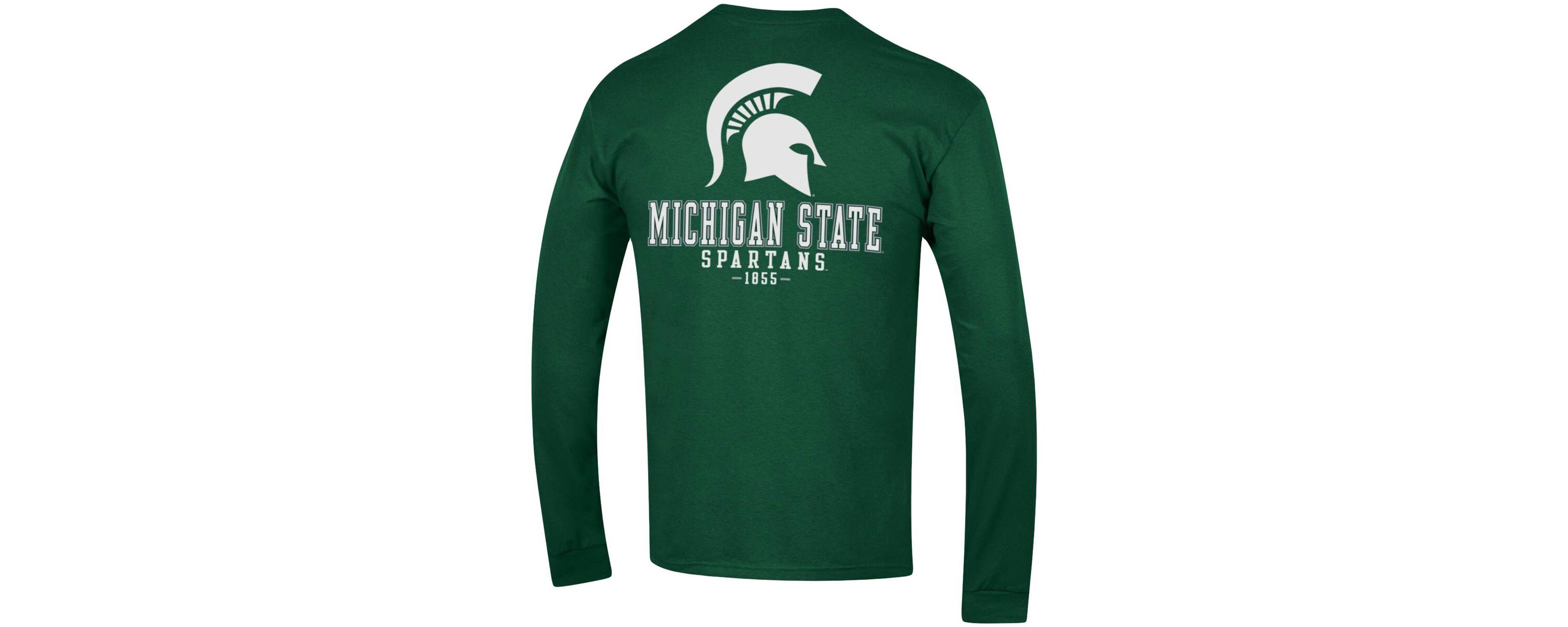 NCAA Michigan State Spartans Team Stack Long Sleeve T-Shirt