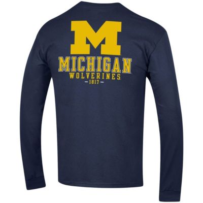 NCAA Michigan Wolverines Team Stack Long Sleeve T-Shirt