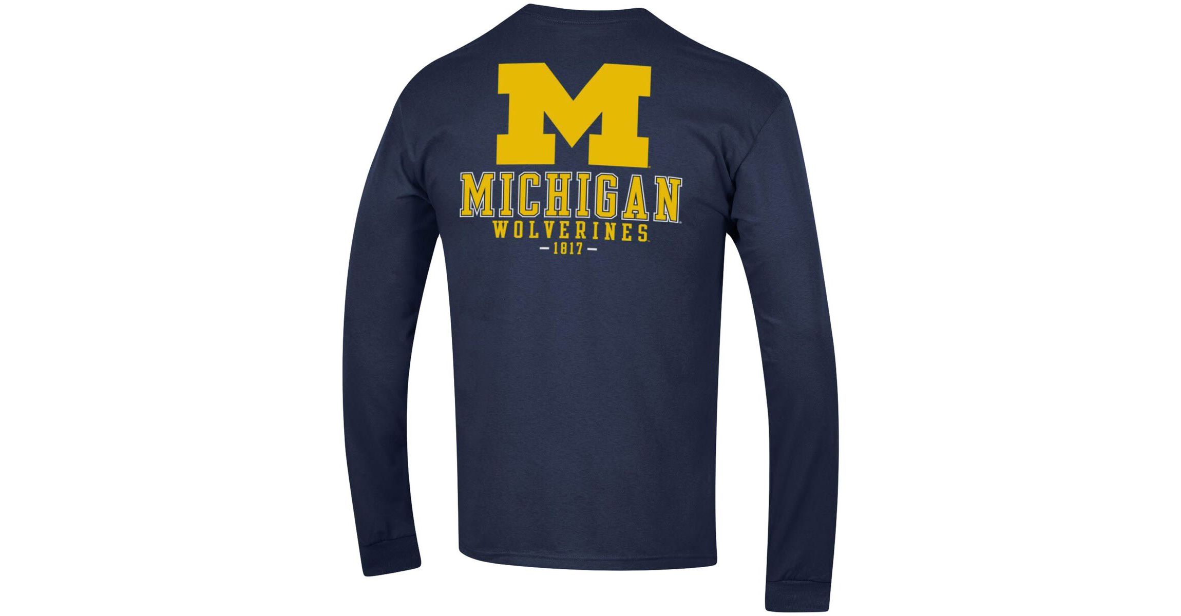 NCAA Michigan Wolverines Team Stack Long Sleeve T-Shirt