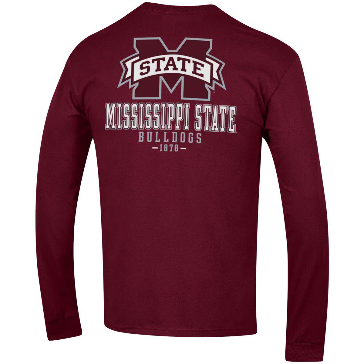 NCAA Mississippi State Bulldogs Team Stack Long Sleeve T-Shirt