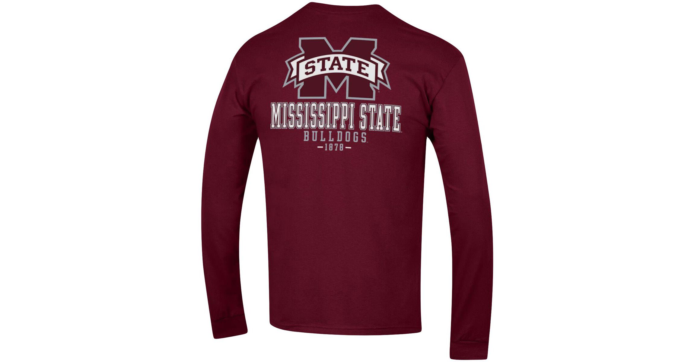 NCAA Mississippi State Bulldogs Team Stack Long Sleeve T-Shirt