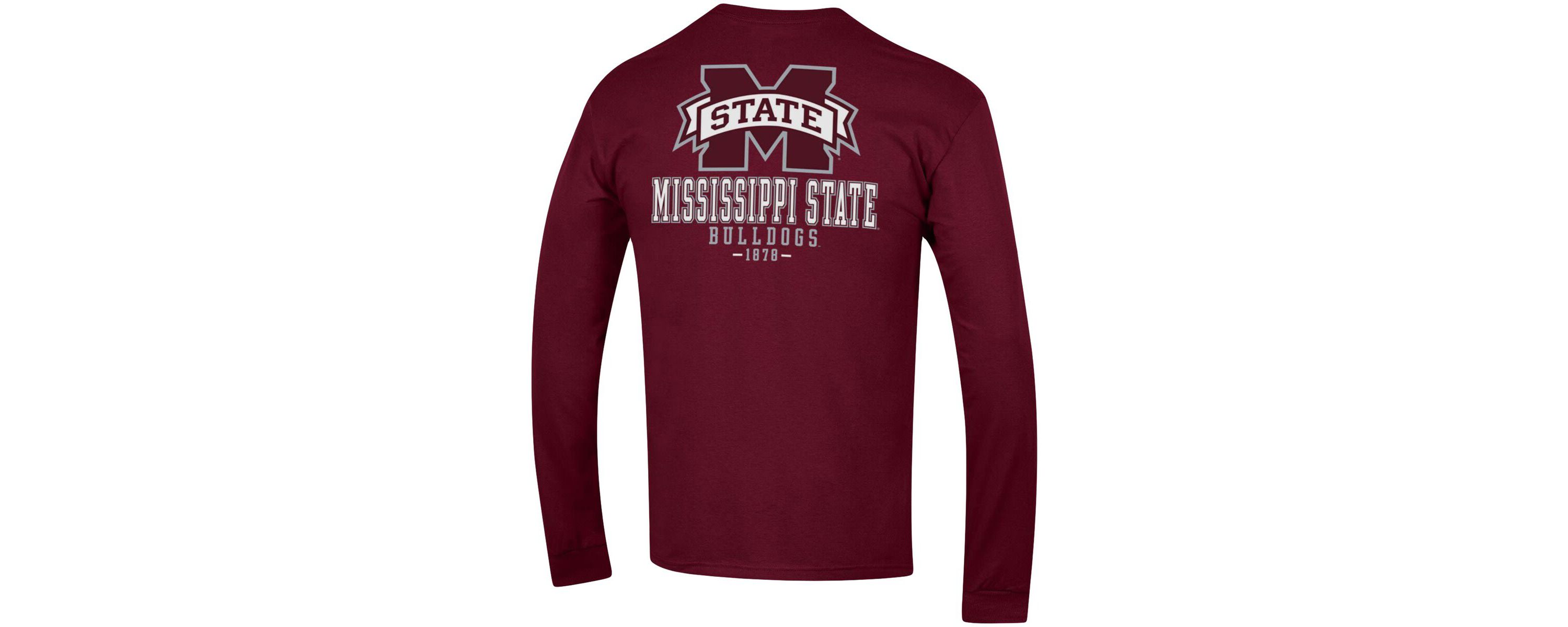 NCAA Mississippi State Bulldogs Team Stack Long Sleeve T-Shirt