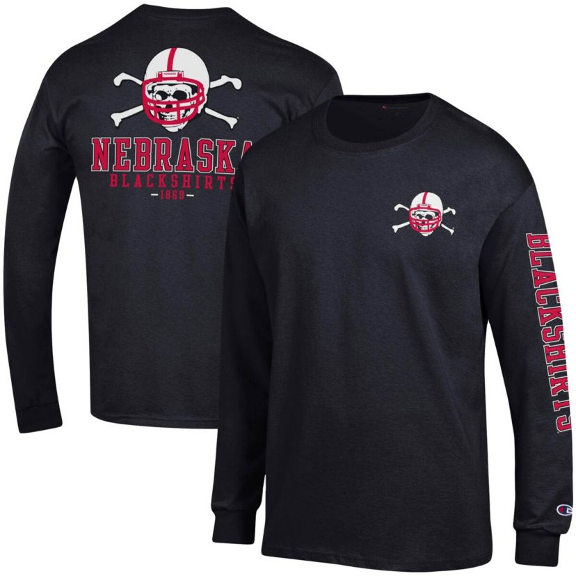 NCAA Nebraska Huskers Team Stack Long Sleeve T-Shirt