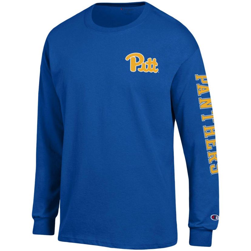 NCAA Pitt Panthers Team Stack Long Sleeve T-Shirt