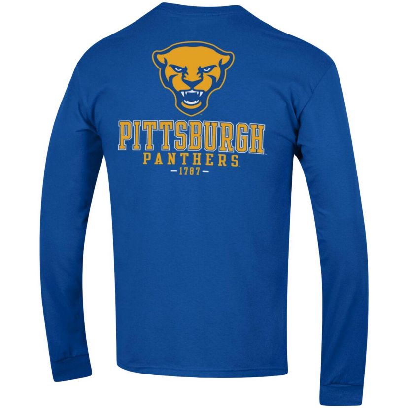 NCAA Pitt Panthers Team Stack Long Sleeve T-Shirt