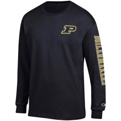 NCAA Purdue Boilermakers Team Stack Long Sleeve T-Shirt