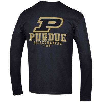 NCAA Purdue Boilermakers Team Stack Long Sleeve T-Shirt