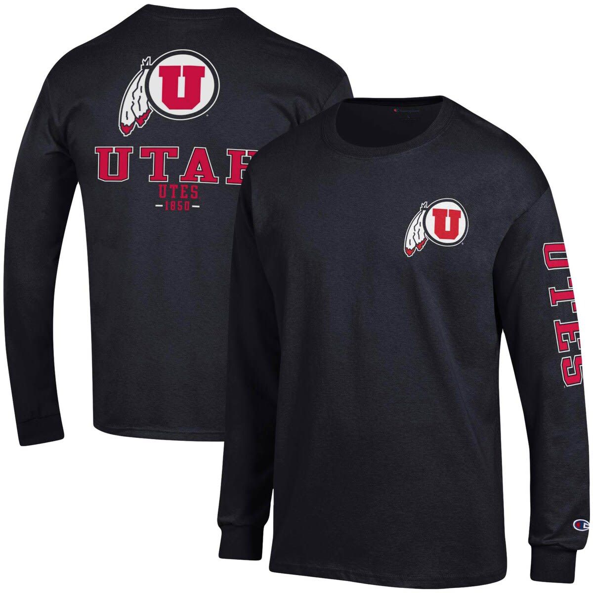 NCAA Utah Utes Team Stack Long Sleeve T-Shirt