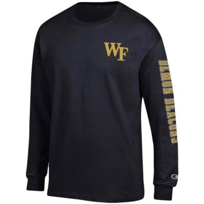 NCAA Wake Forest Demon Deacons Team Stack Long Sleeve T-Shirt